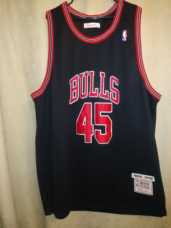 THE LAST DANCE - Chicago BULLS Micheal Jordan #45 Jersey with Career ...