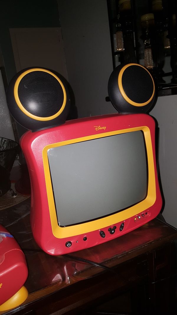 DYSNEY Mickey Mouse TV AND DVD COMBO with Mouse Ears speakers. Includes ...