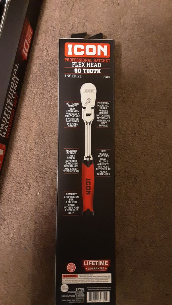 ICON RATCHET WRENCH SET METRIC AND ICON FLEX HEAD 90T RATCHET for Sale in Las Vegas, NV OfferUp