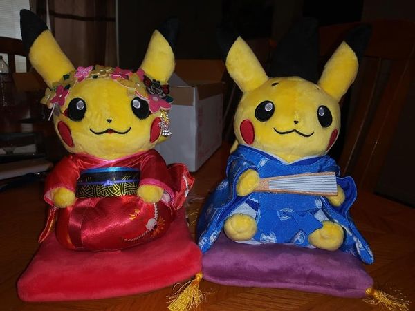 pikachu kimono plush