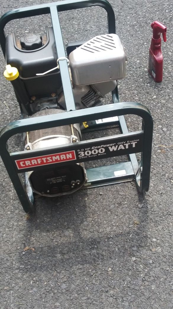 Craftsman 3000 watt generator for Sale in Upper Gwynedd, PA OfferUp