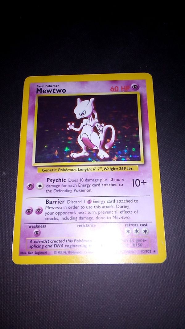 Vintage Mewtwo Pokemon Card for Sale in Tolleson, AZ - OfferUp