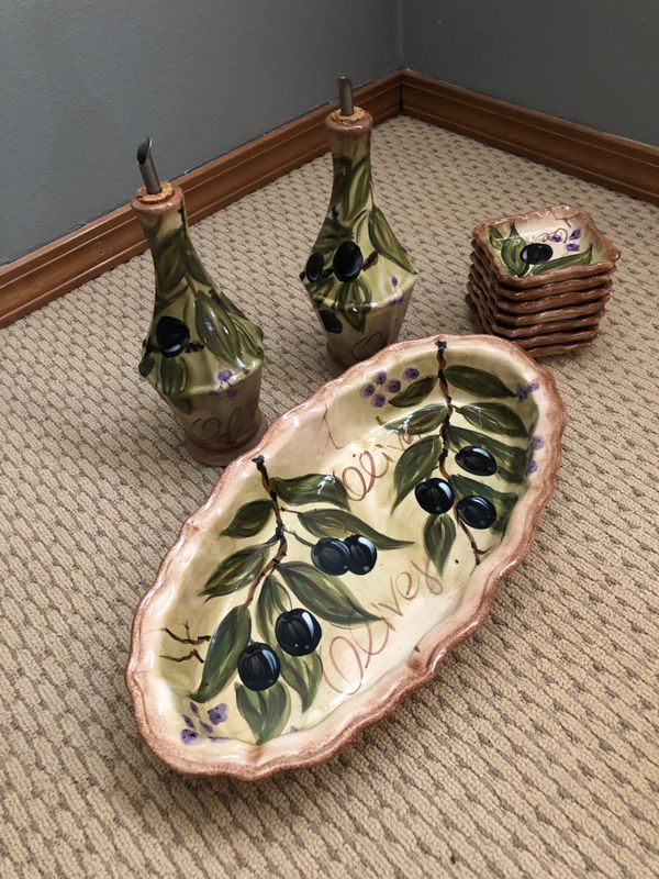 Olive oil dipping set for Sale in Everett, WA OfferUp