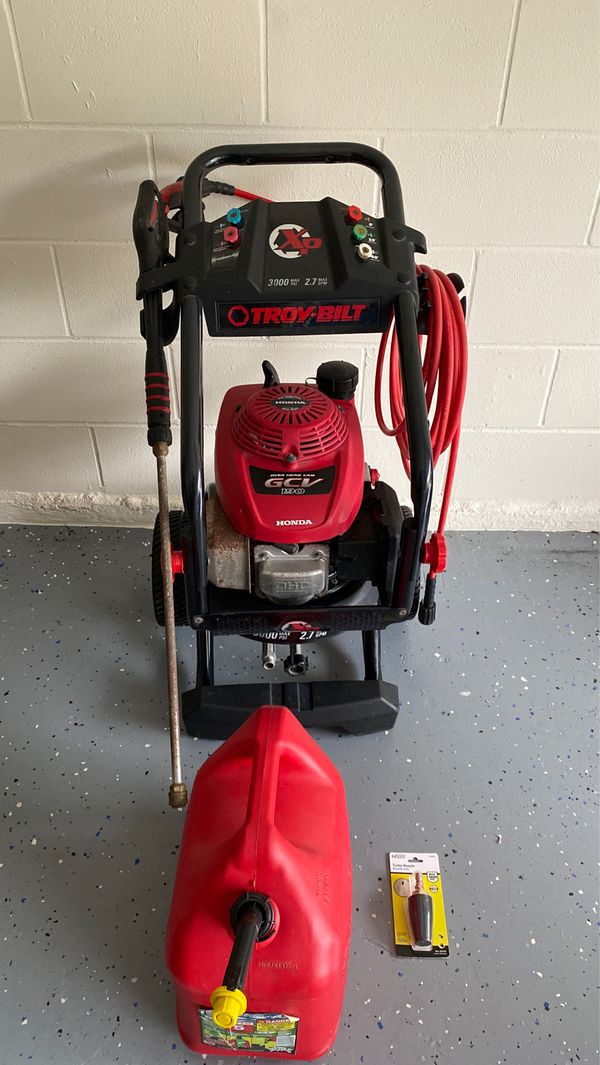 troy bilt honda pressure washer 3000 psi manual