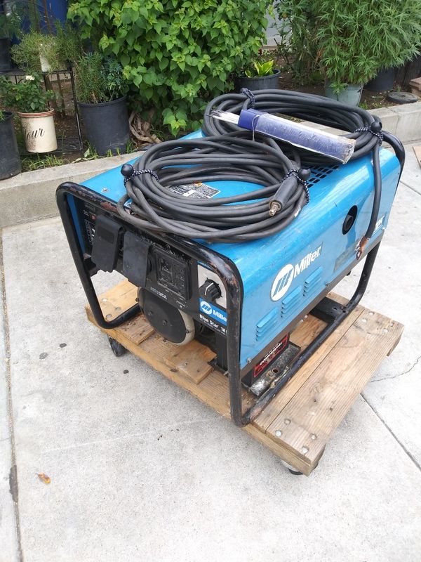 MILLER WELDER GENERATOR GASOLINE, BLUE STAR 185 KOHLER 12