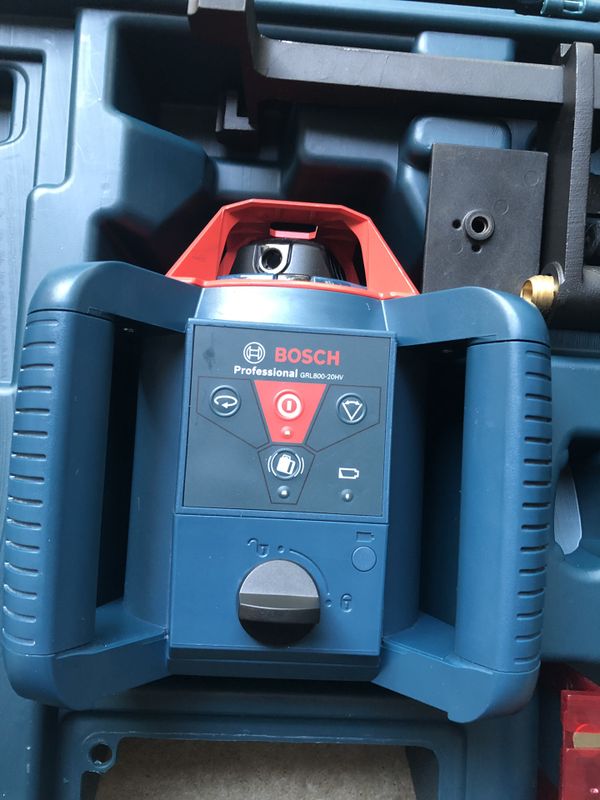 Bosch GRL 80020 HVK 800 ft self leveling rotary laser level kit with
