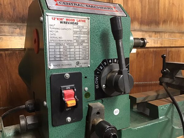 Wood Turning Lathe Harbor Freight