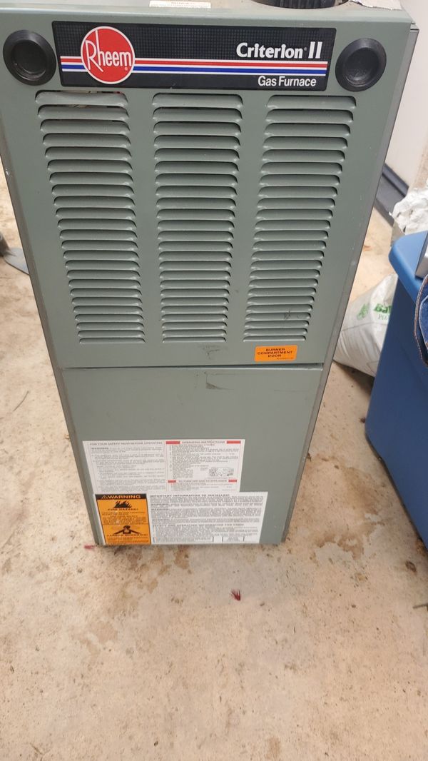 Rheem Criterion 2 gas furnace for Sale in Escondido, CA - OfferUp