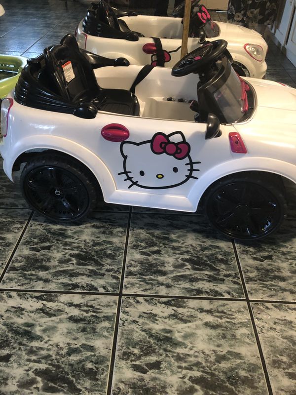 ride on hello kitty car