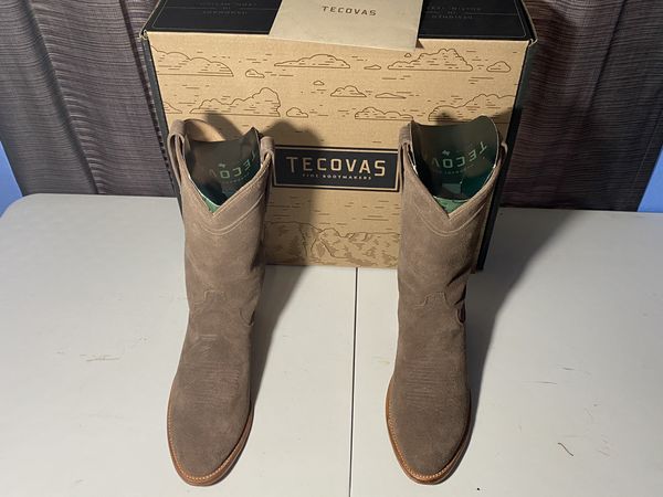 tecovas waterproof suede
