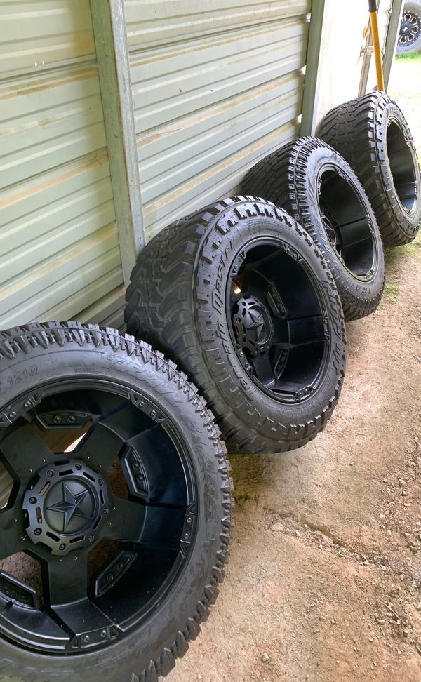 35x12.50x20 XD series tires and wheels 8x6.5 lug pattern, tires will