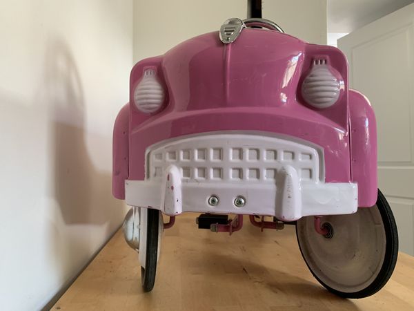 gearbox champion pink pedal car