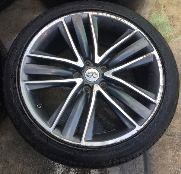 20142015 INFINITI Q50, 2017 Q60 19" INCH WHEEL RIMS W/ TIRES (SET OF 4