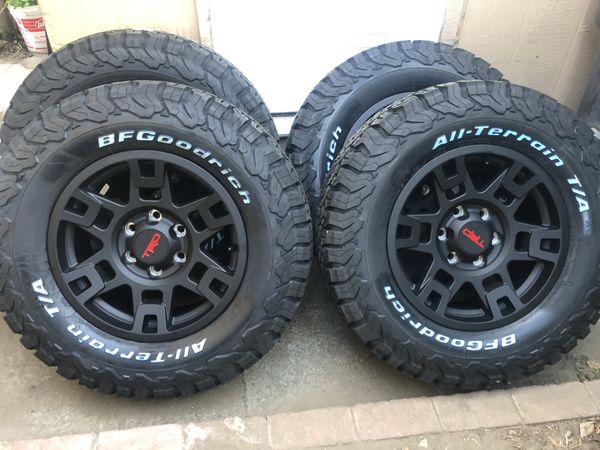 Brand new 0 mile 2019 Tacoma trd pro wheels with Bfgoodrich ko2 265/70 ...