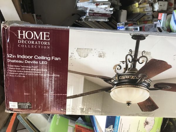 52 Indoor Chateau Deville Led Ceiling Fan For Sale In Atlanta Ga