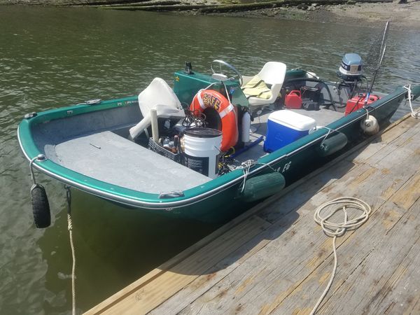 17 ft tri hull 35hp evinrude motor with trailer for Sale in Bronx, NY ...