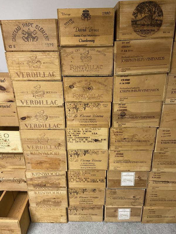 Vintage Wooden Wine Crates for Sale in Raleigh, NC OfferUp