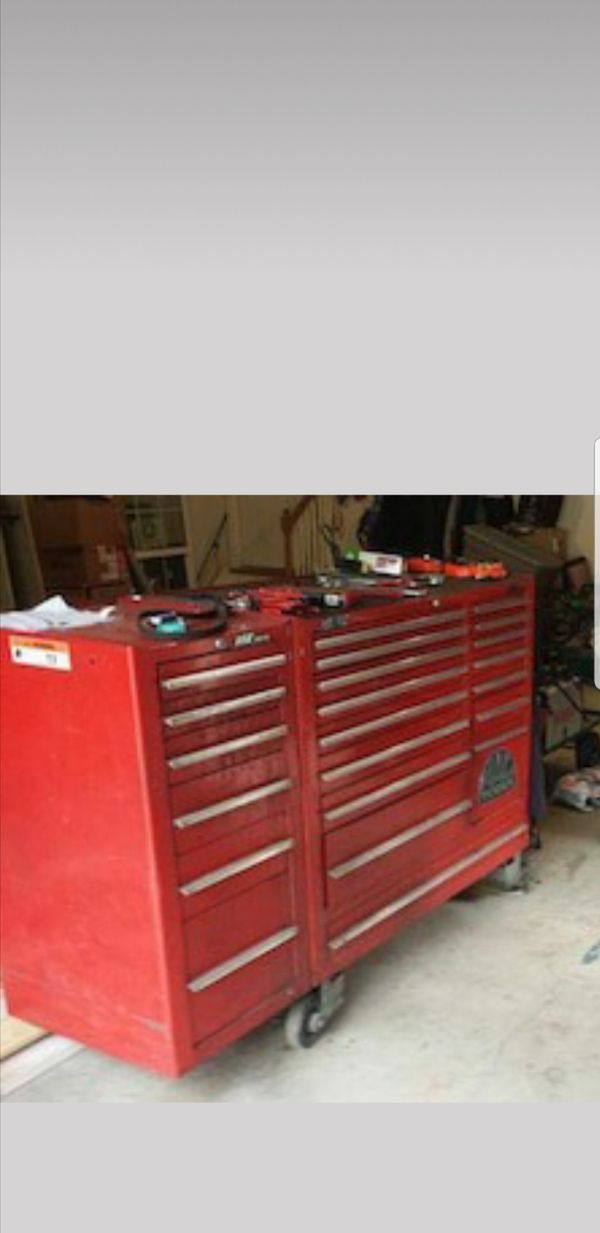 Large Mac MB1700 tool box with side box for Sale in Jim Thorpe, PA