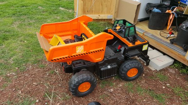 home depot power wheel dump truck
