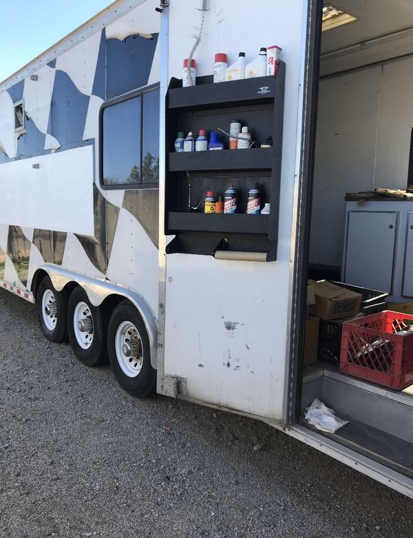 2002 53 Foot Pace American Toy Hauler Trailer For Sale In