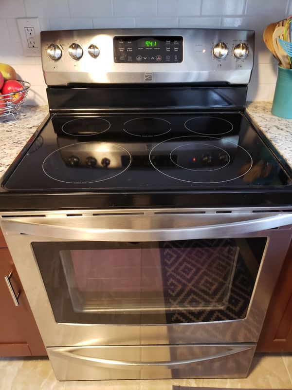 kenmore glass top stove