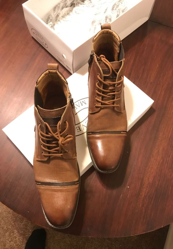steve madden kleen cap toe leather boot