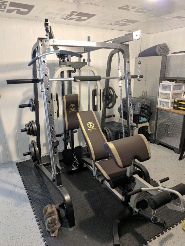 Marcy Smith Machine w/ 300lbs for Sale in League City, TX - OfferUp