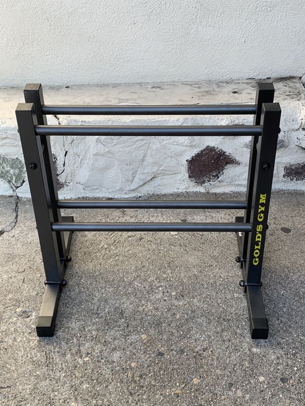 Golds gym utility weight rack for dumbbells kettlebells for Sale in