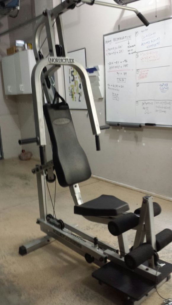 Nordicflex Ultralift Home Gym Weight Machine using your own weight