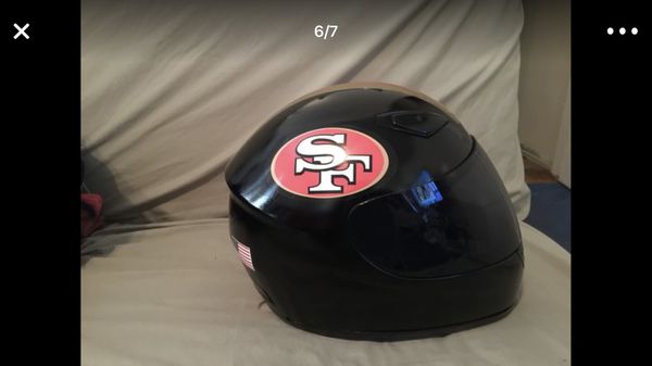 SF 49ERS MOTORCYCLE HELMET for Sale in South Gate, CA - OfferUp