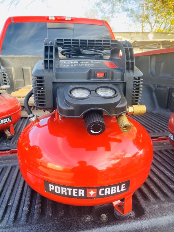 Porter-Cable 6 Gal. 150 PSI Portable Electric Pancake Air Compressor ...