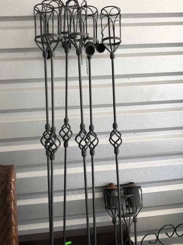 Vintage wrought iron tiki torches for Sale in Granite City, IL OfferUp